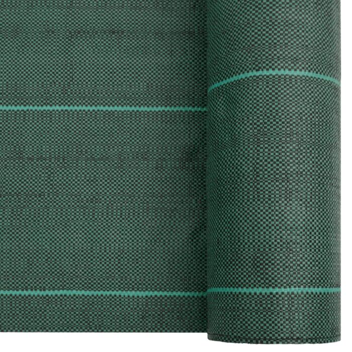 Membrane anti-mauvaises herbes vert 1,5x5 m PP – Image 3