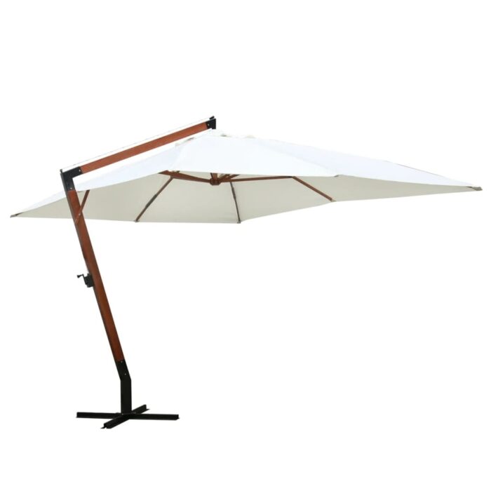 Parasol 300 x 400 cm Blanc – Image 1