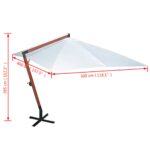 Parasol 300 x 400 cm Blanc – Image 5