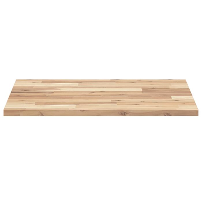Dessus de table carré 60x60x2 cm bois massif d'acacia – Image 2