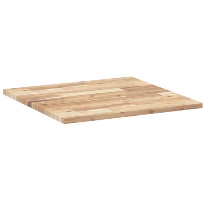 Dessus de table carré 60x60x2 cm bois massif d'acacia – Image 3