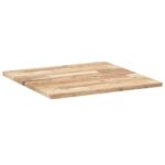 Dessus de table carré 60x60x2 cm bois massif d'acacia – Image 5