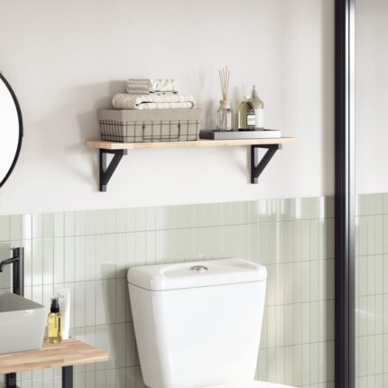 Dessus de table 80x20x2 cm rectangulaire bois massif d'acacia