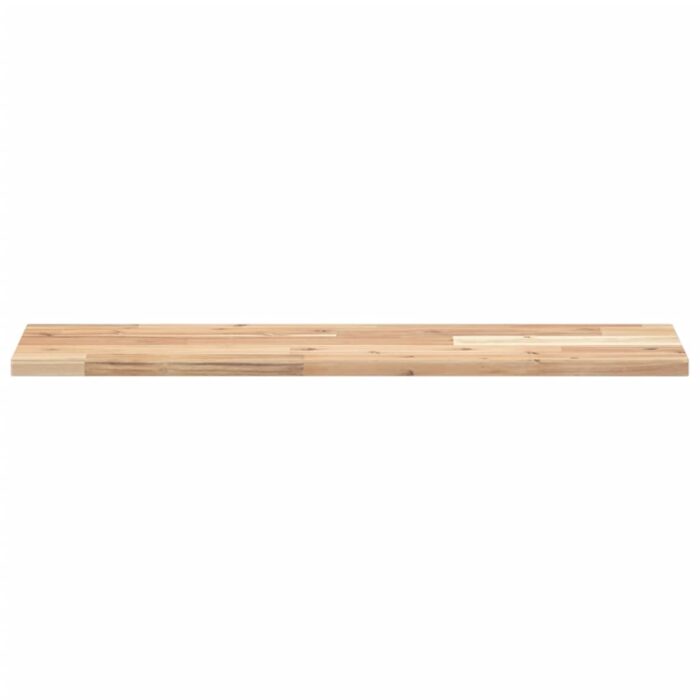 Dessus de table 80x20x2 cm rectangulaire bois massif d'acacia – Image 2
