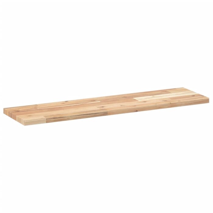 Dessus de table 80x20x2 cm rectangulaire bois massif d'acacia – Image 5
