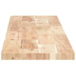 Dessus de table 120x20x2 cm rectangulaire bois massif d'acacia – Image 4