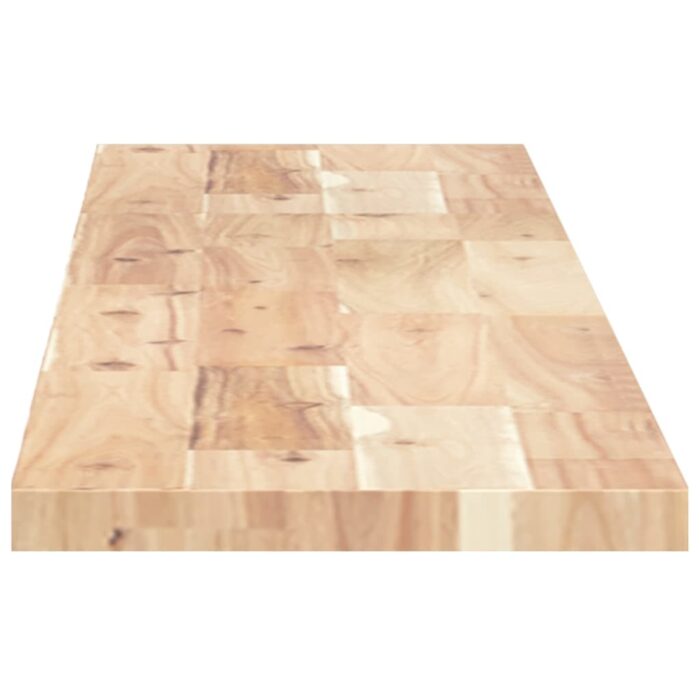 Dessus de table 120x20x2 cm rectangulaire bois massif d'acacia – Image 4