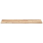 Dessus de table 80x30x2 cm rectangulaire bois massif d'acacia – Image 2