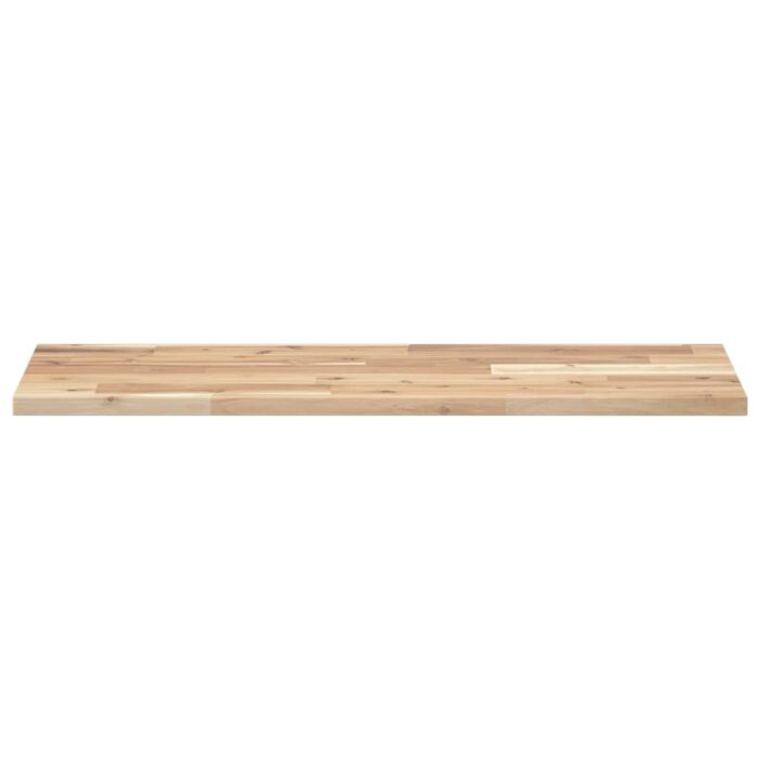 Dessus de table 80x30x2 cm rectangulaire bois massif d'acacia – Image 2