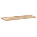 Dessus de table 80x30x2 cm rectangulaire bois massif d'acacia – Image 5