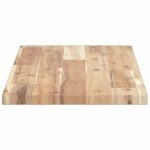 Dessus de table 100x30x2 cm rectangulaire bois massif d'acacia – Image 4