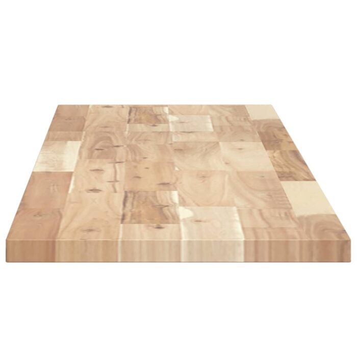 Dessus de table 140x30x2 cm rectangulaire bois massif d'acacia – Image 4