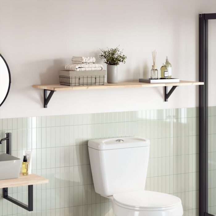 Dessus de table 120x40x2 cm rectangulaire bois massif d'acacia – Image 1