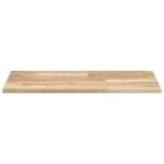 Dessus de table rectangulaire 80x50x2 cm bois massif d'acacia – Image 2