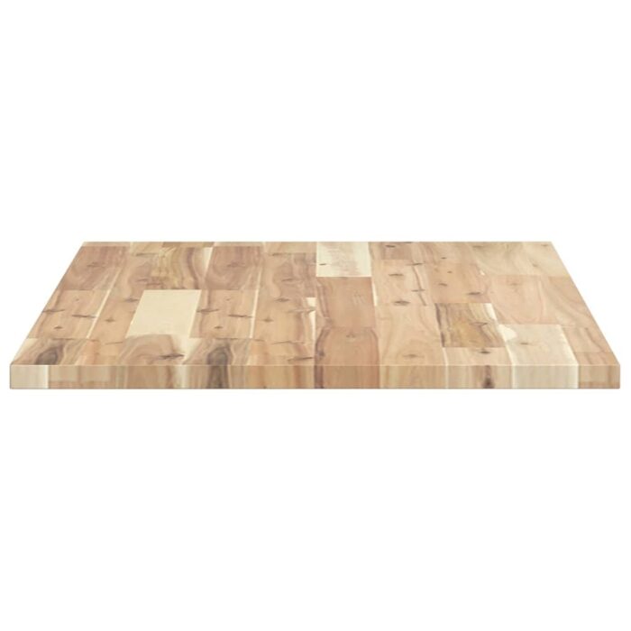 Dessus de table rectangulaire 80x50x2 cm bois massif d'acacia – Image 5