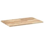 Dessus de table rectangulaire 100x50x2 cm bois massif d'acacia – Image 4