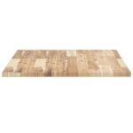 Dessus de table rectangulaire 80x60x2 cm bois massif d'acacia – Image 5