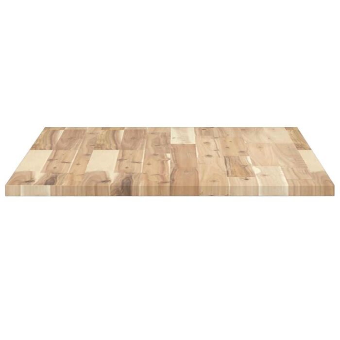 Dessus de table rectangulaire 80x60x2 cm bois massif d'acacia – Image 5