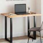 Dessus de table rectangulaire 100x70x2 cm bois massif d'acacia