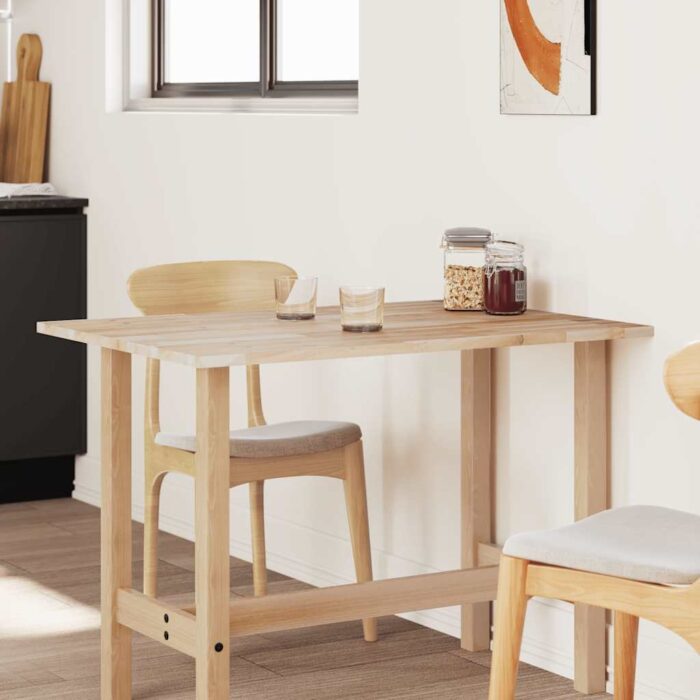 Dessus de table rectangulaire 100x70x2 cm bois massif d'acacia – Image 2