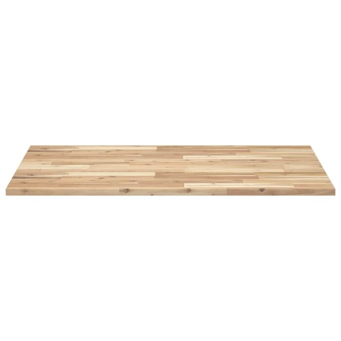 Dessus de table rectangulaire 100x70x2 cm bois massif d'acacia – Image 3