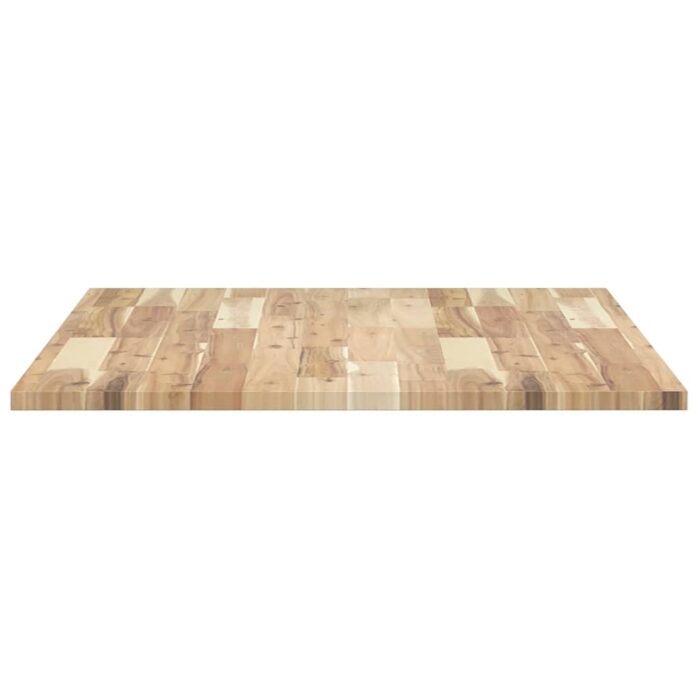 Dessus de table rectangulaire 100x70x2 cm bois massif d'acacia – Image 5