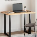 Dessus de table rectangulaire 120x70x2 cm bois massif d'acacia