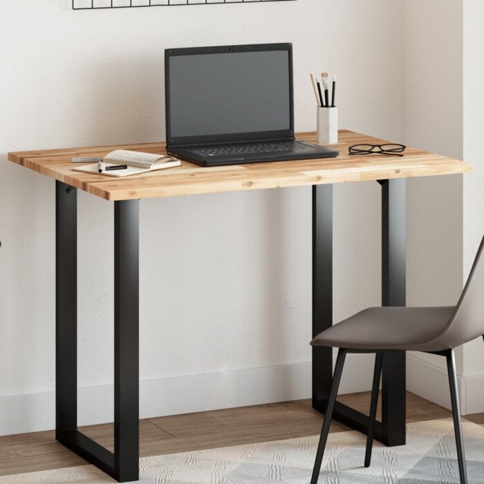 Dessus de table rectangulaire 120x70x2 cm bois massif d'acacia – Image 1