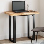 Dessus de table rectangulaire 60x50x4 cm bois massif d'acacia