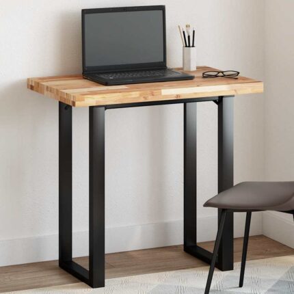 Dessus de table rectangulaire 60x50x4 cm bois massif d'acacia