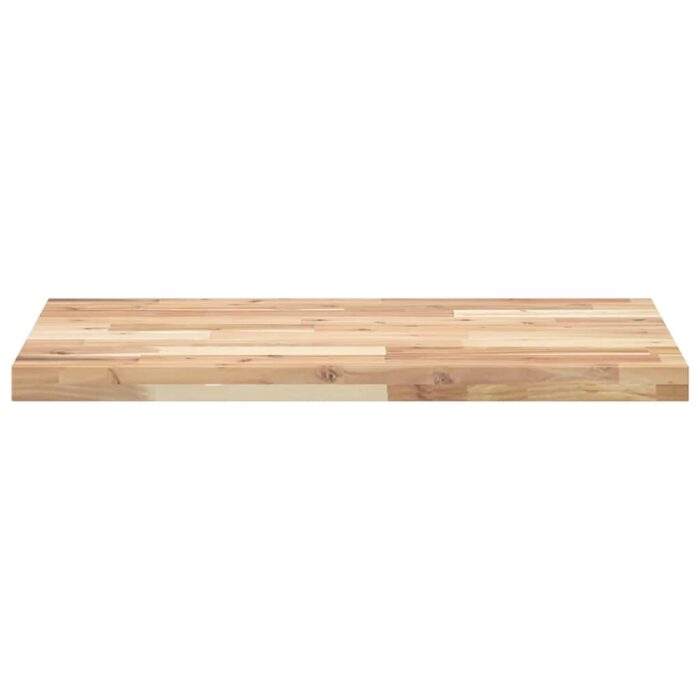 Dessus de table rectangulaire 80x50x4 cm bois massif d'acacia – Image 3