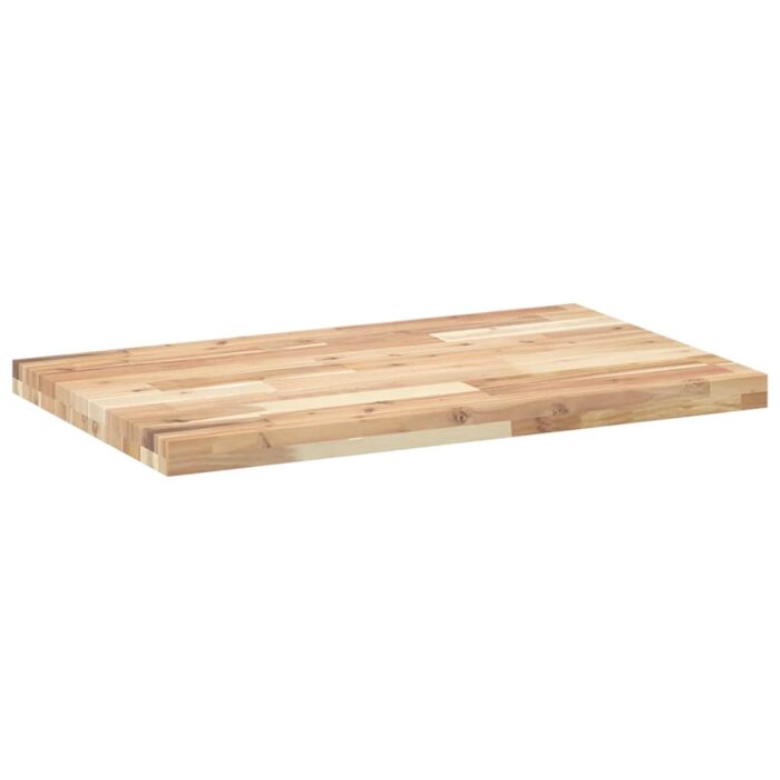 Dessus de table rectangulaire 80x50x4 cm bois massif d'acacia – Image 6