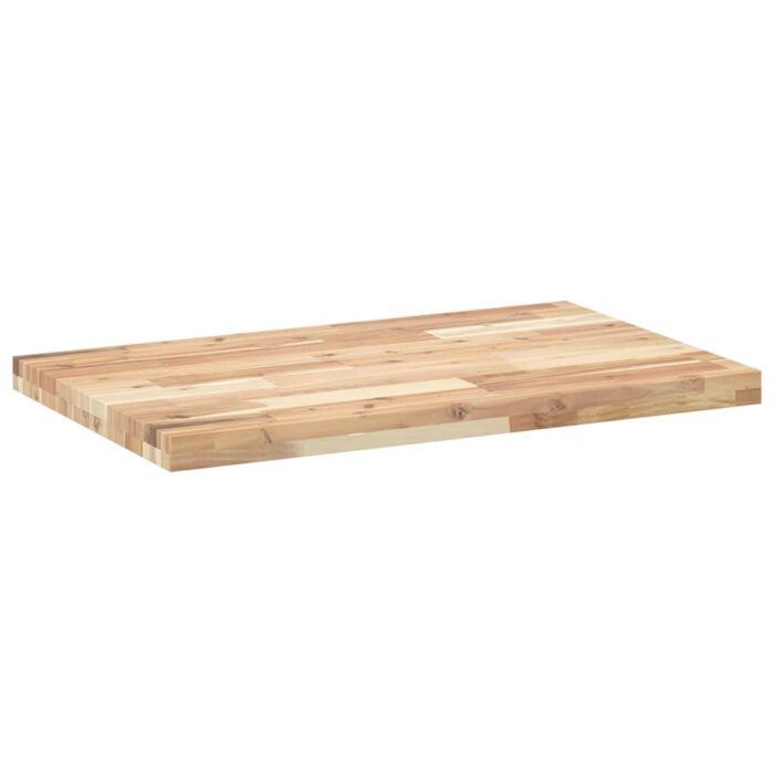 Dessus de table rectangulaire 140x50x4 cm bois massif d'acacia – Image 4