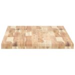 Dessus de table rectangulaire 120x60x4 cm bois massif d'acacia – Image 5