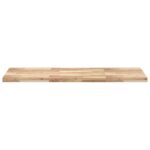 Dessus de table rectangulaire 140x60x4 cm bois massif d'acacia – Image 3