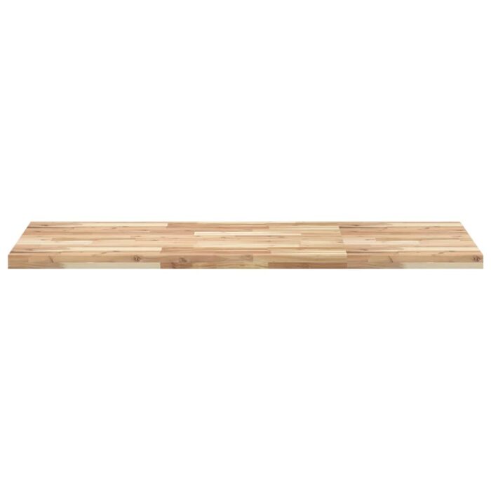Dessus de table rectangulaire 140x60x4 cm bois massif d'acacia – Image 3