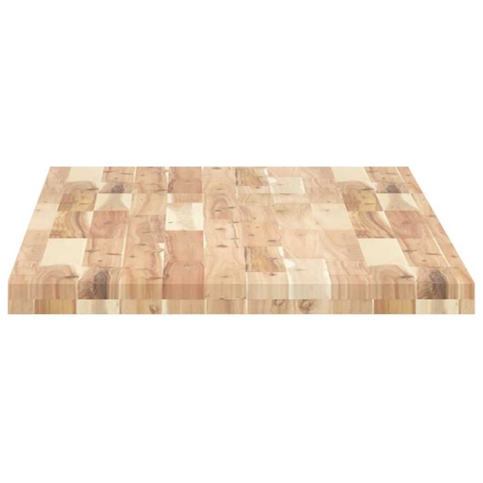 Dessus de table rectangulaire 140x60x4 cm bois massif d'acacia – Image 5