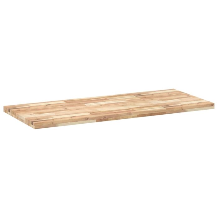 Dessus de table rectangulaire 140x60x4 cm bois massif d'acacia – Image 6