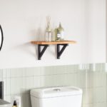 Dessus de table rectangulaire 60x20x2 cm bois massif d'acacia