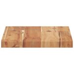 Dessus de table rectangulaire 60x20x2 cm bois massif d'acacia – Image 4