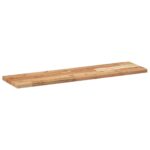 Dessus de table rectangulaire 80x20x2 cm bois massif d'acacia – Image 3