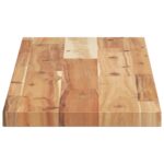 Dessus de table rectangulaire 80x20x2 cm bois massif d'acacia – Image 4
