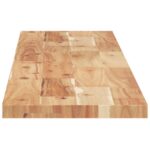 Dessus de table rectangulaire 120x20x2 cm bois massif d'acacia – Image 4
