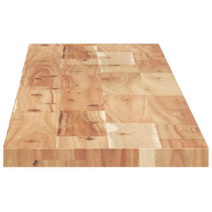 Dessus de table rectangulaire 120x20x2 cm bois massif d'acacia – Image 4
