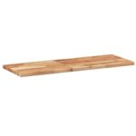 Dessus de table rectangulaire 100x30x2 cm bois massif d'acacia – Image 5