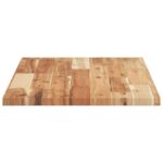 Dessus de table rectangulaire 60x40x2 cm bois massif d'acacia – Image 4