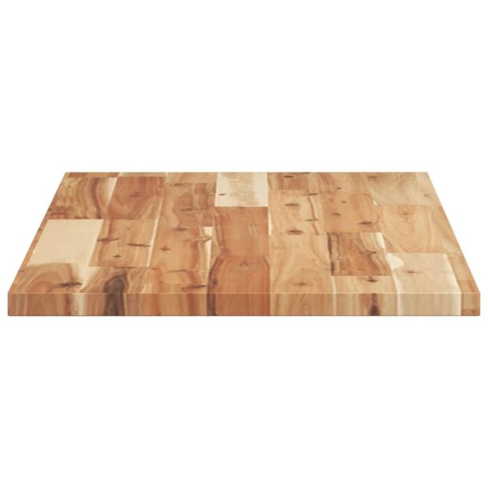 Dessus de table rectangulaire 100x40x2 cm bois massif d'acacia – Image 4