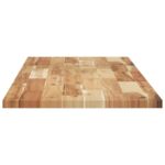 Dessus de table rectangulaire 120x40x2 cm bois massif d'acacia – Image 4