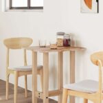 Dessus de table rectangulaire 60x50x2 cm bois massif d'acacia – Image 2