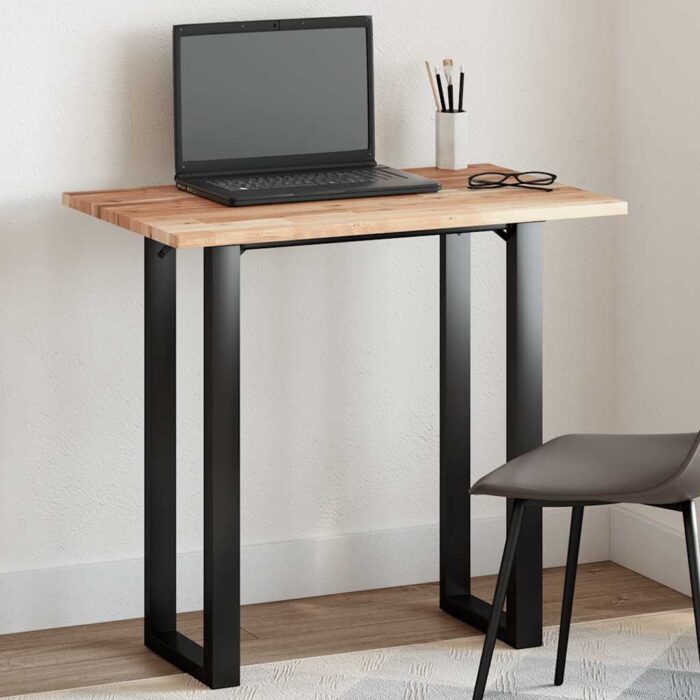 Dessus de table rectangulaire 100x50x2 cm bois massif d'acacia – Image 1